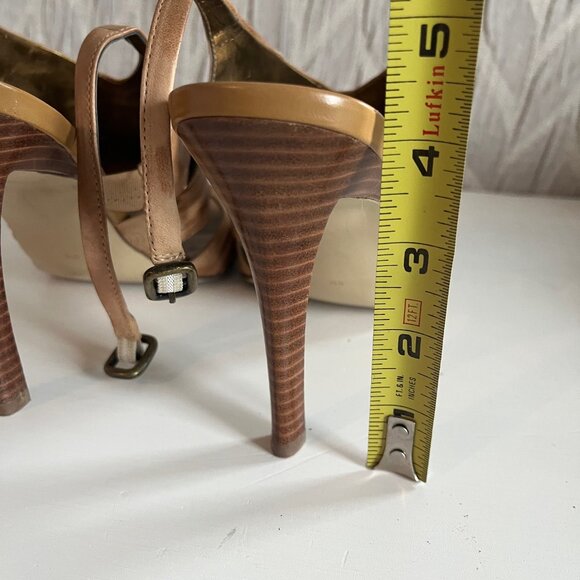 MARC FISHER Tan Leather Heels - Picture 6 of 6